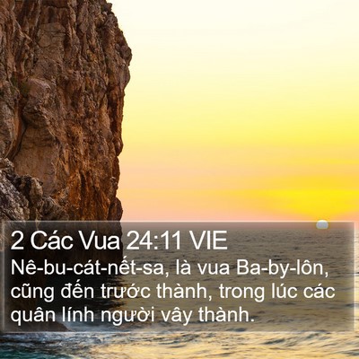 2 Các Vua 24:11 VIE Bible Verse Image
