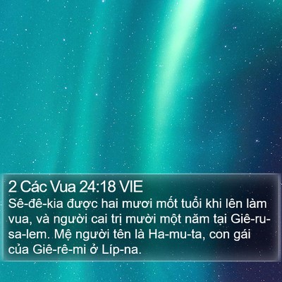 2 Các Vua 24:18 VIE Bible Verse Image