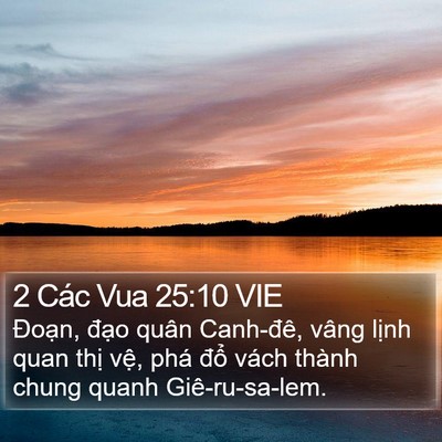 2 Các Vua 25:10 VIE Bible Verse Image