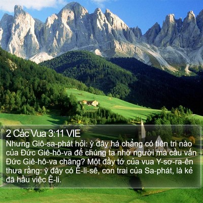2 Các Vua 3:11 VIE Bible Verse Image