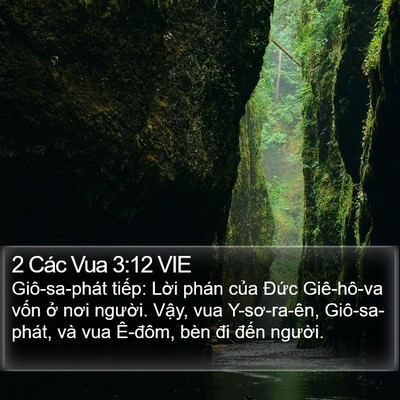 2 Các Vua 3:12 VIE Bible Verse Image
