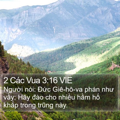 2 Các Vua 3:16 VIE Bible Verse Image