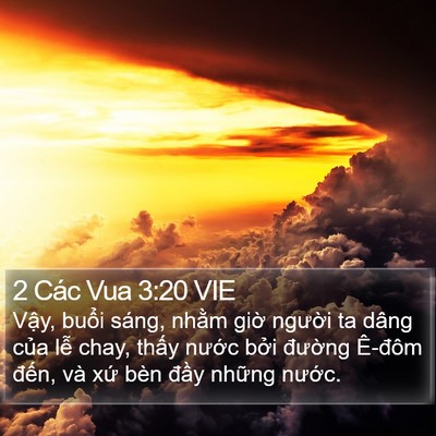 2 Các Vua 3:20 VIE Bible Verse Image