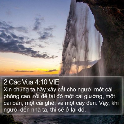 2 Các Vua 4:10 VIE Bible Verse Image