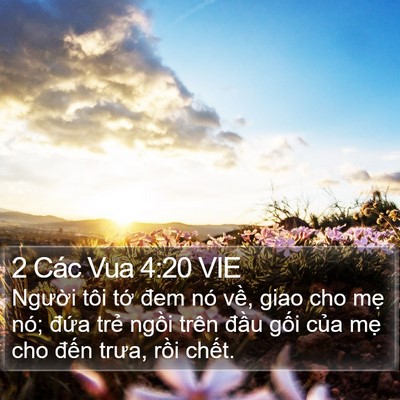 2 Các Vua 4:20 VIE Bible Verse Image