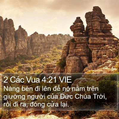 2 Các Vua 4:21 VIE Bible Verse Image