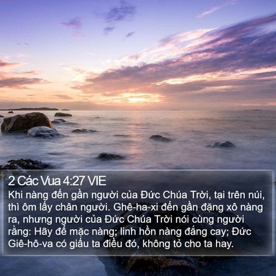 2 Các Vua 4:27 VIE Bible Verse Image