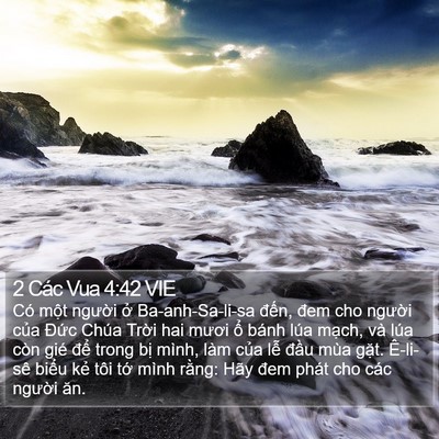 2 Các Vua 4:42 VIE Bible Verse Image