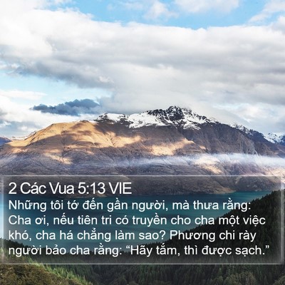 2 Các Vua 5:13 VIE Bible Verse Image
