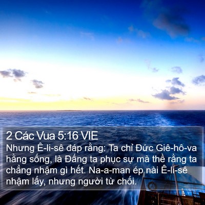 2 Các Vua 5:16 VIE Bible Verse Image