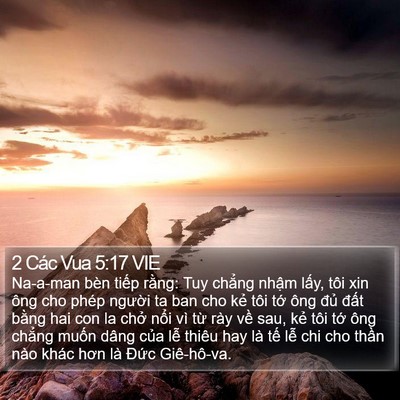 2 Các Vua 5:17 VIE Bible Verse Image