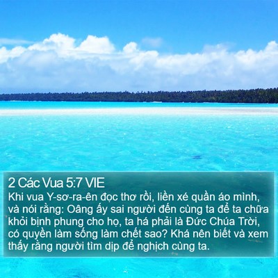 2 Các Vua 5:7 VIE Bible Verse Image