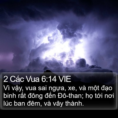 2 Các Vua 6:14 VIE Bible Verse Image