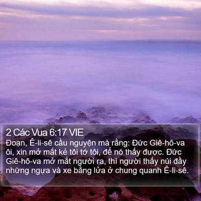 2 Các Vua 6:17 VIE Bible Verse Image