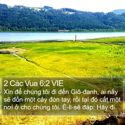 2 Các Vua 6:2 VIE Bible Verse Image