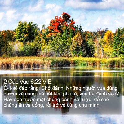 2 Các Vua 6:22 VIE Bible Verse Image