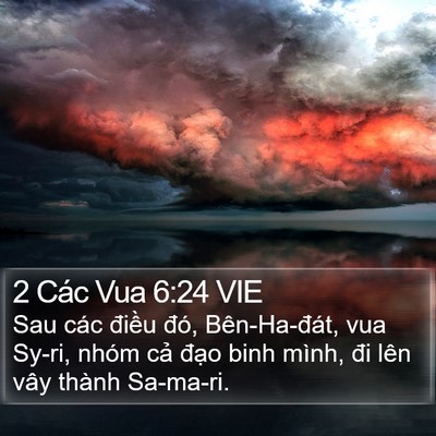 2 Các Vua 6:24 VIE Bible Verse Image