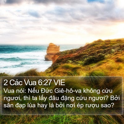 2 Các Vua 6:27 VIE Bible Verse Image