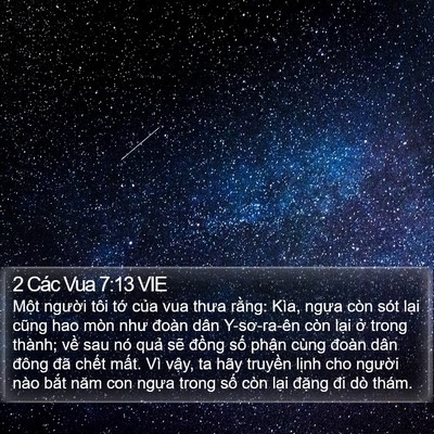 2 Các Vua 7:13 VIE Bible Verse Image