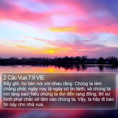 2 Các Vua 7:9 VIE Bible Verse Image