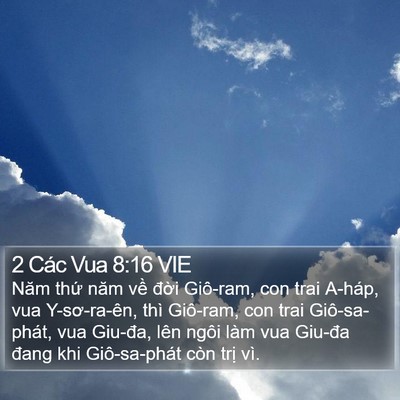 2 Các Vua 8:16 VIE Bible Verse Image