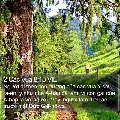 2 Các Vua 8:18 VIE Bible Verse Image