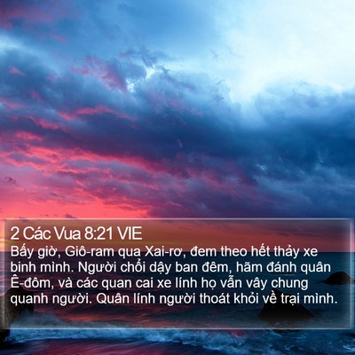 2 Các Vua 8:21 VIE Bible Verse Image