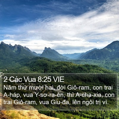 2 Các Vua 8:25 VIE Bible Verse Image