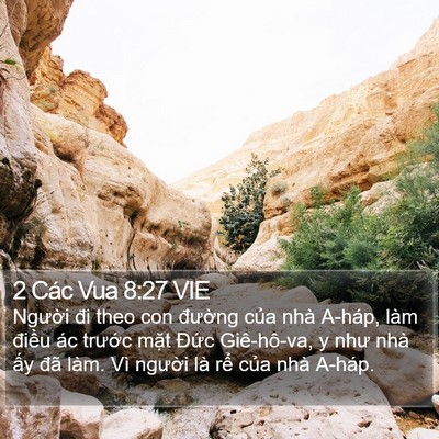 2 Các Vua 8:27 VIE Bible Verse Image