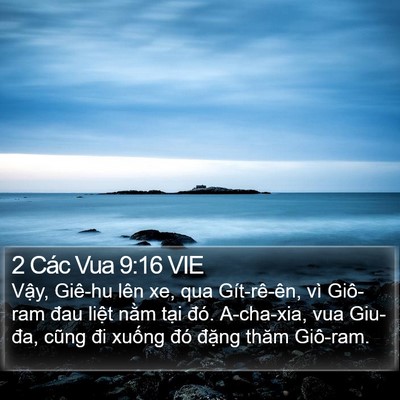 2 Các Vua 9:16 VIE Bible Verse Image