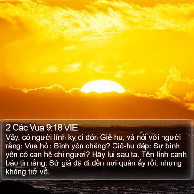 2 Các Vua 9:18 VIE Bible Verse Image