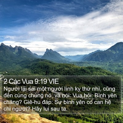 2 Các Vua 9:19 VIE Bible Verse Image
