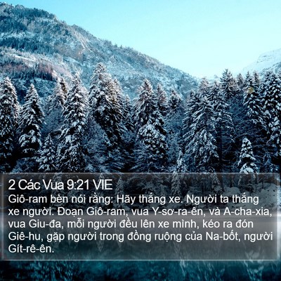 2 Các Vua 9:21 VIE Bible Verse Image