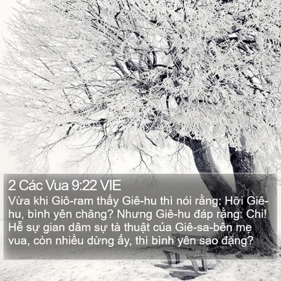 2 Các Vua 9:22 VIE Bible Verse Image