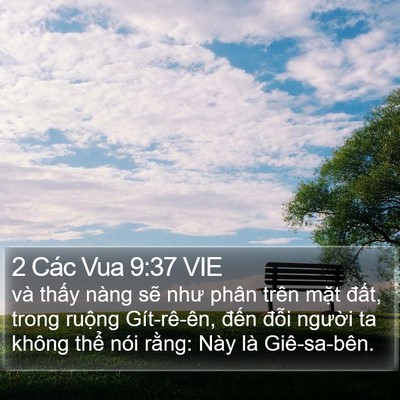 2 Các Vua 9:37 VIE Bible Verse Image