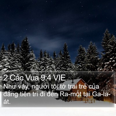 2 Các Vua 9:4 VIE Bible Verse Image