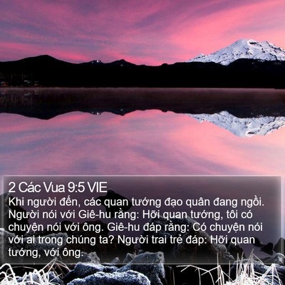 2 Các Vua 9:5 VIE Bible Verse Image
