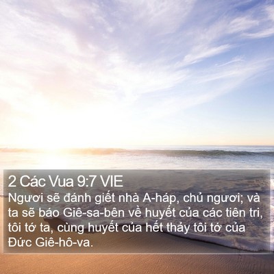 2 Các Vua 9:7 VIE Bible Verse Image