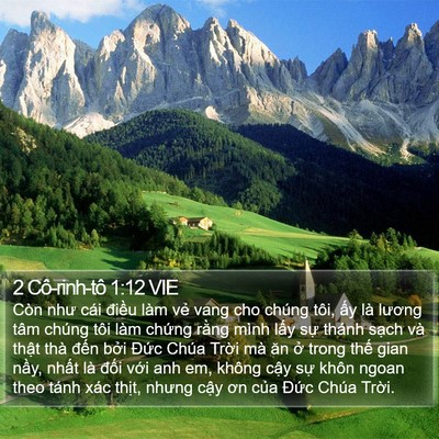 2 Cô-rinh-tô 1:12 VIE Bible Verse Image