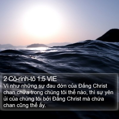 2 Cô-rinh-tô 1:5 VIE Bible Verse Image