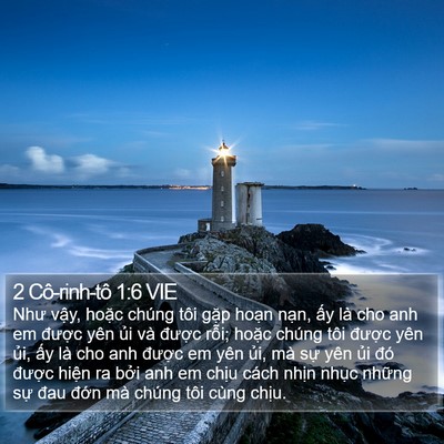 2 Cô-rinh-tô 1:6 VIE Bible Verse Image