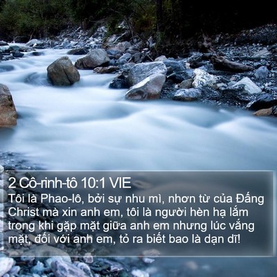 2 Cô-rinh-tô 10:1 VIE Bible Verse Image