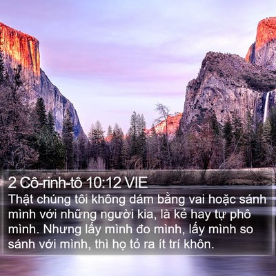 2 Cô-rinh-tô 10:12 VIE Bible Verse Image