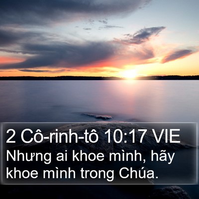 2 Cô-rinh-tô 10:17 VIE Bible Verse Image