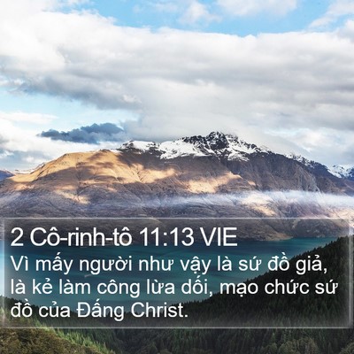 2 Cô-rinh-tô 11:13 VIE Bible Verse Image