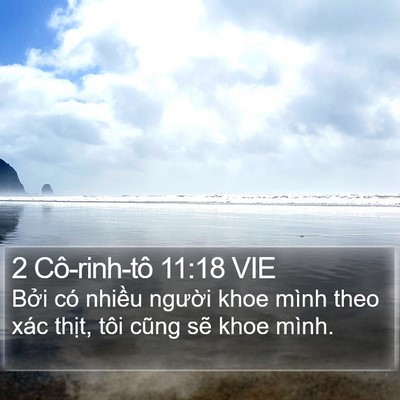 2 Cô-rinh-tô 11:18 VIE Bible Verse Image