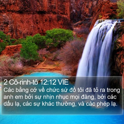 2 Cô-rinh-tô 12:12 VIE Bible Verse Image