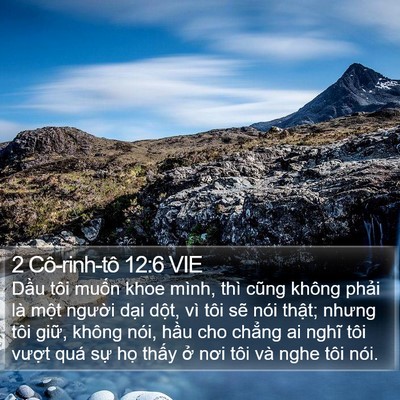 2 Cô-rinh-tô 12:6 VIE Bible Verse Image