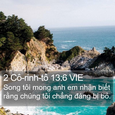 2 Cô-rinh-tô 13:6 VIE Bible Verse Image