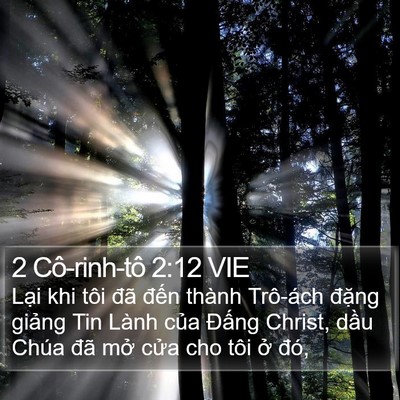 2 Cô-rinh-tô 2:12 VIE Bible Verse Image